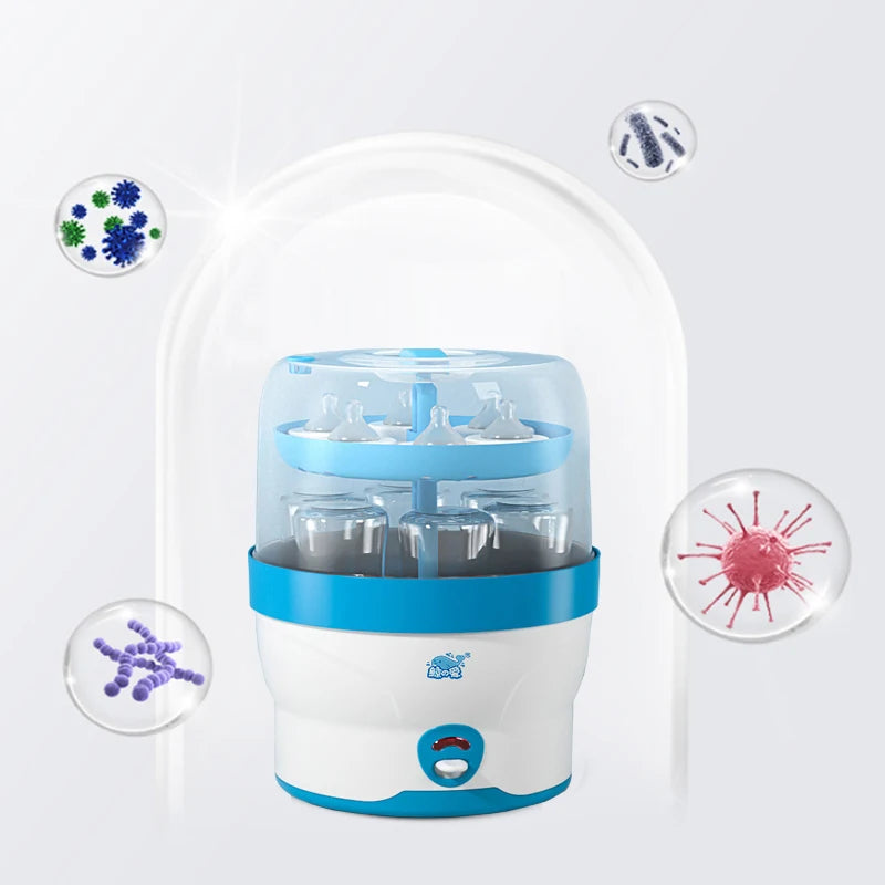 Grote Capaciteit Babyfles Sterilisator (0-6 maanden) met Automatische Uitschakeling