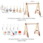 Educatieve babygym raketmodel hout