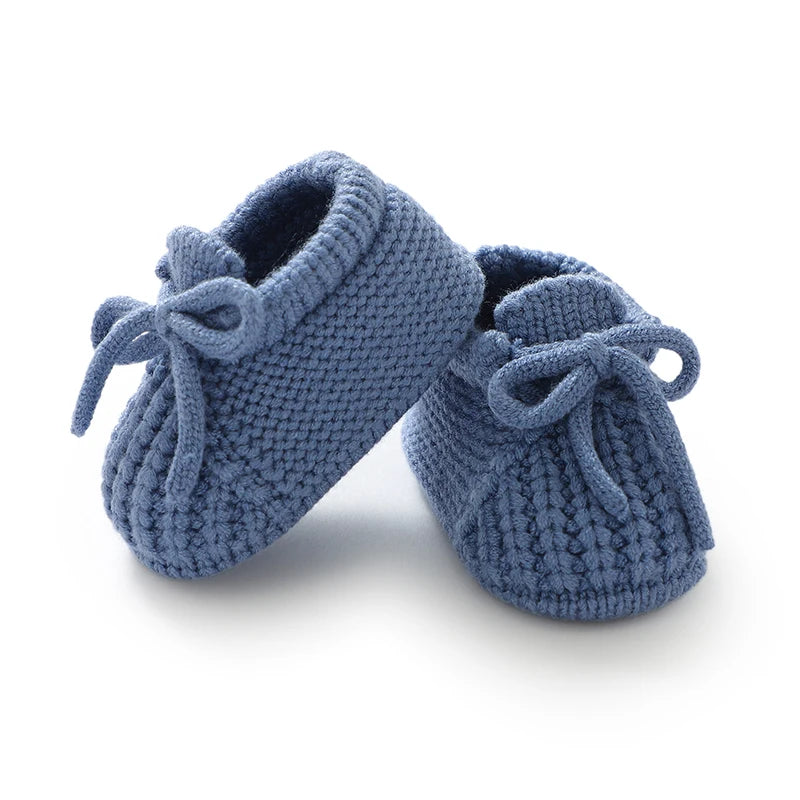 Zachte Newborn pantoffeltjes – unisex (0-12 maanden)