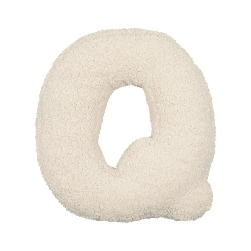 Luxe Letterkussen van Lamswol – Babykamer Accessoire & Cadeau Idee