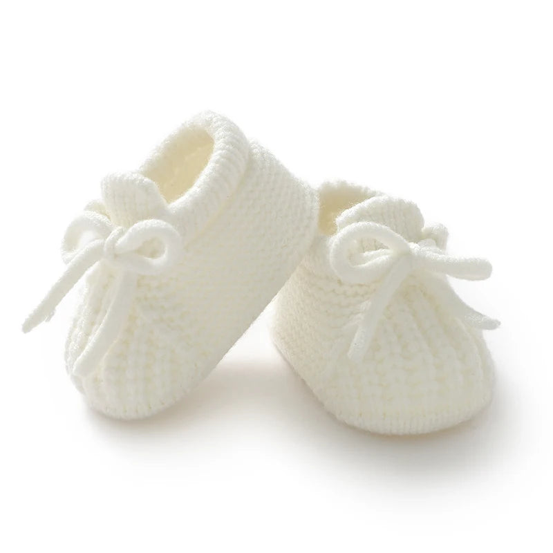 Zachte Newborn pantoffeltjes – unisex (0-12 maanden)