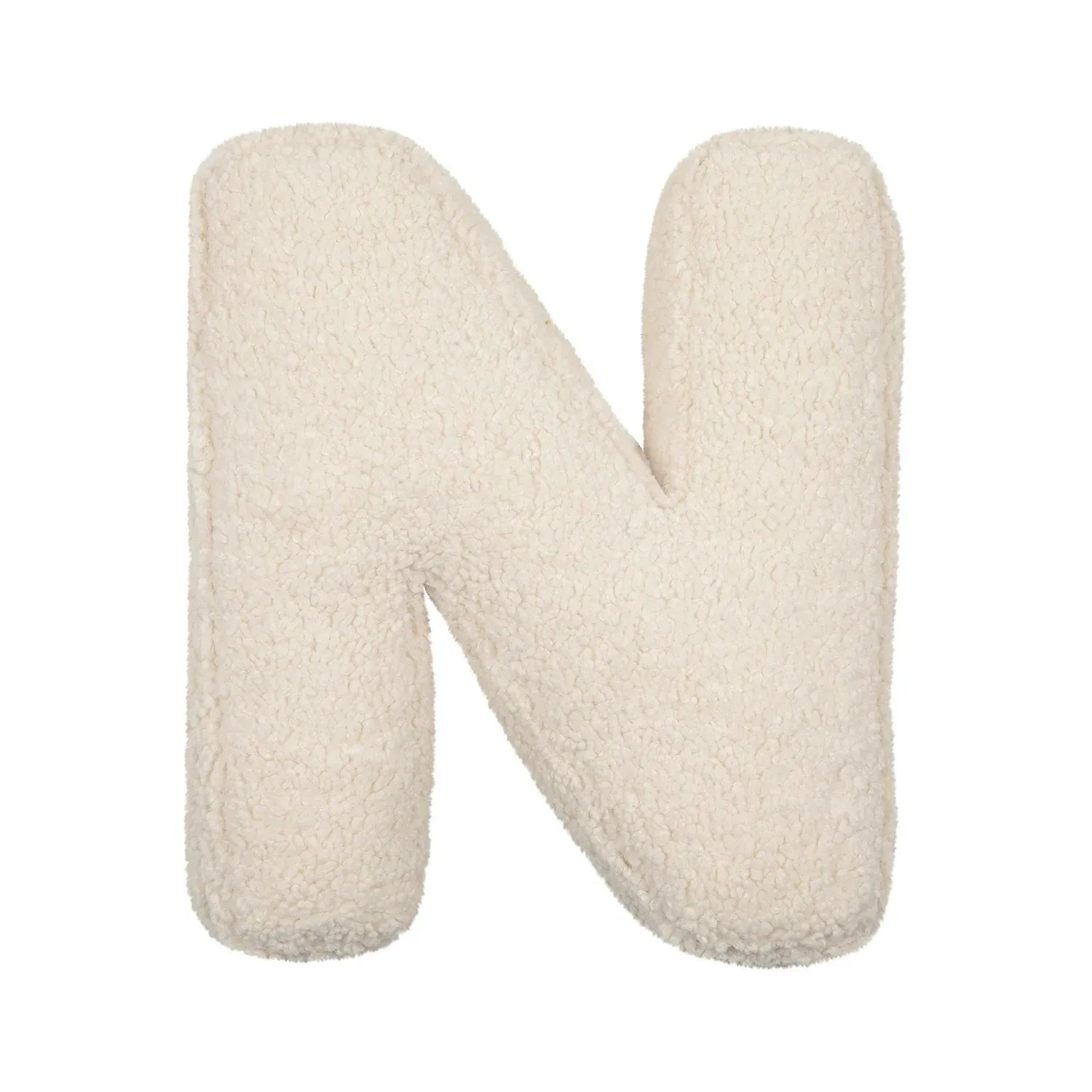 Luxe Letterkussen van Lamswol – Babykamer Accessoire & Cadeau Idee