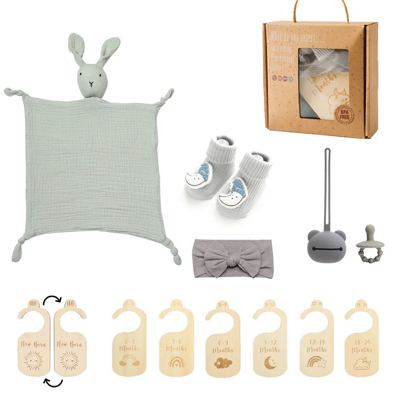 Set van 7 - Kraamcadeau Cuddly Konijn