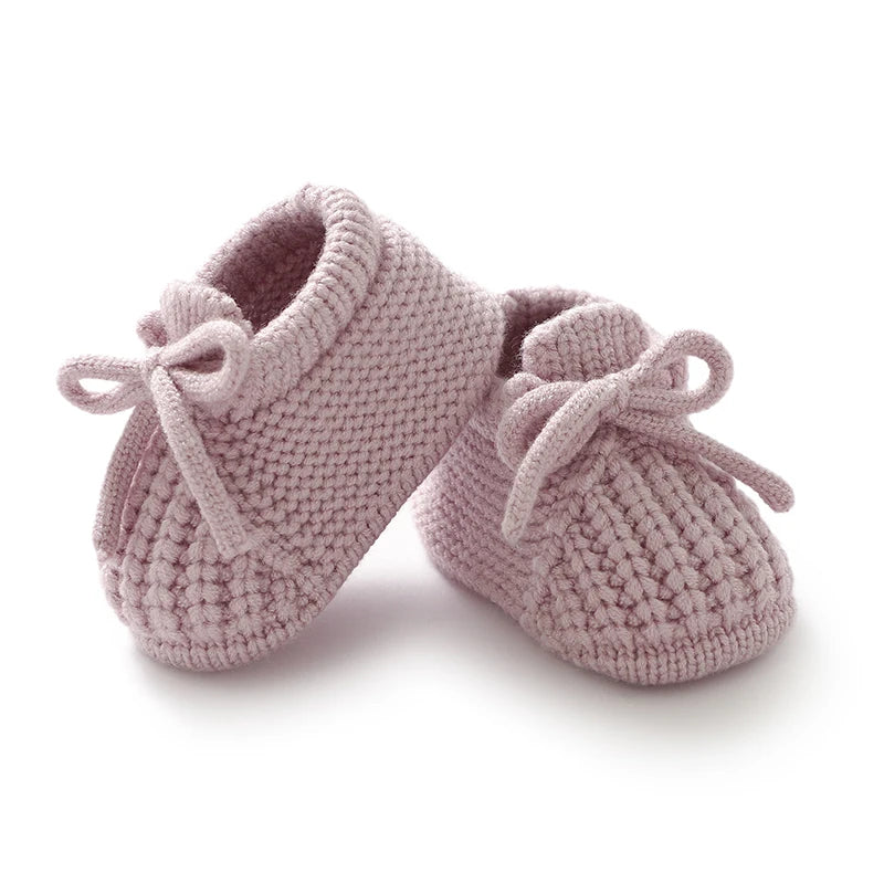 Zachte Newborn pantoffeltjes – unisex (0-12 maanden)