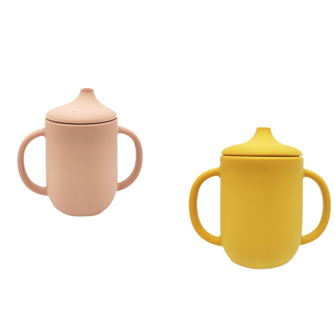 Siliconen Tuitbekers met Handvaten – Lekvrij, BPA-vrij & Ideaal voor Kleine Handjes