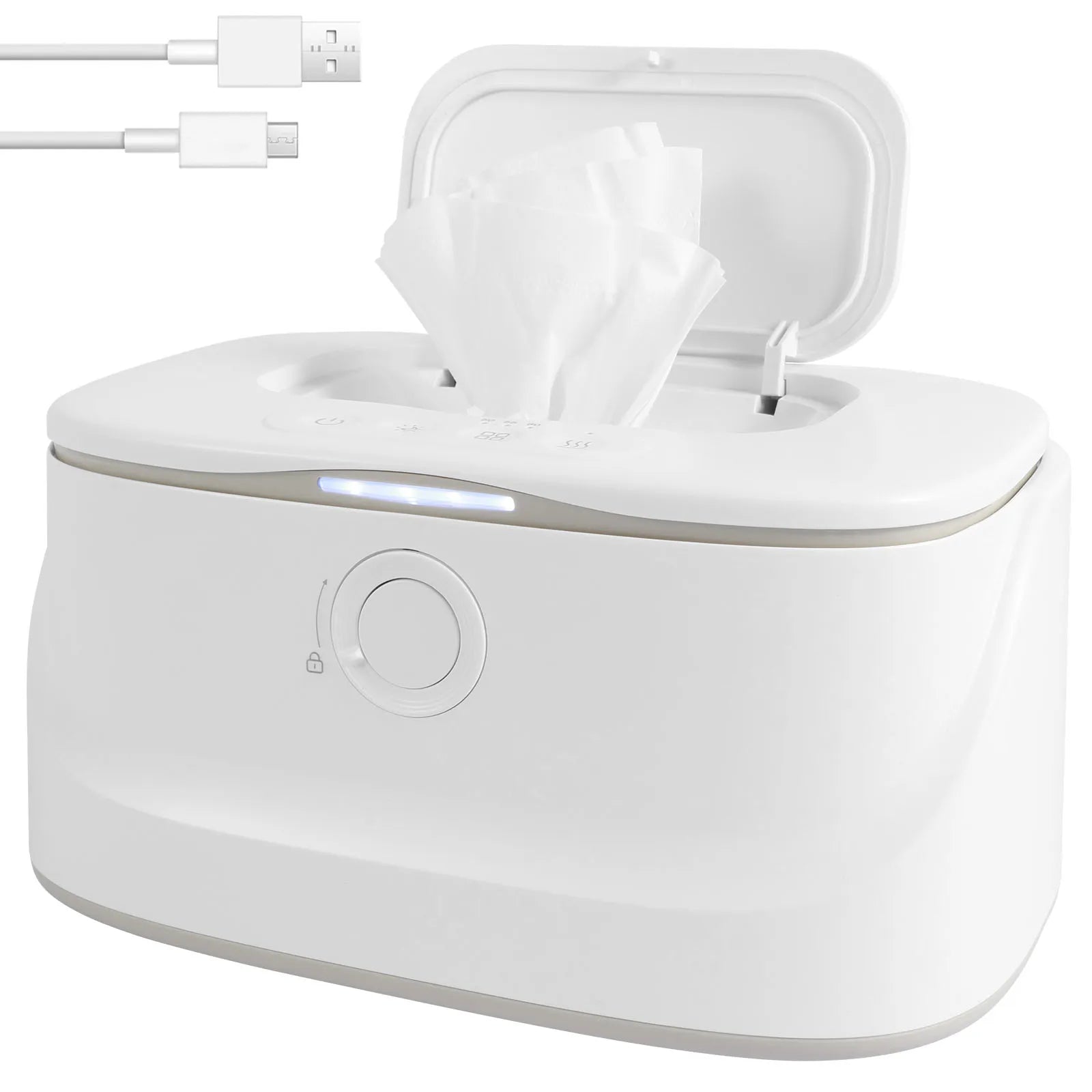 USB Babydoekjesverwarmer – Altijd warme en vochtige doekjes voor het ultieme comfort van je baby