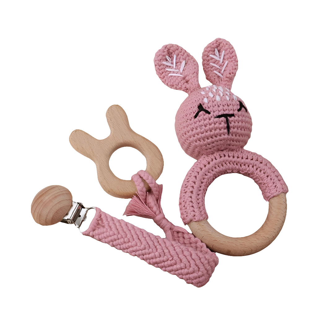 Kraamcadeau Set – Veilig en Natuurlijk Speelgoed voor Baby’s (0-2 jaar)