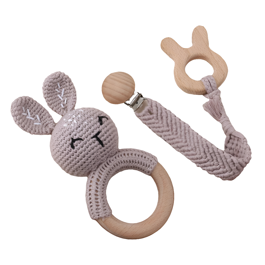 Kraamcadeau Set – Veilig en Natuurlijk Speelgoed voor Baby’s (0-2 jaar)