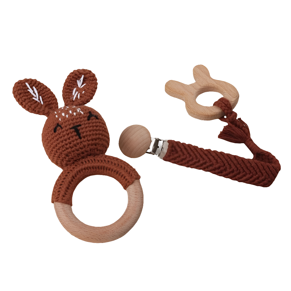 Kraamcadeau Set – Veilig en Natuurlijk Speelgoed voor Baby’s (0-2 jaar)