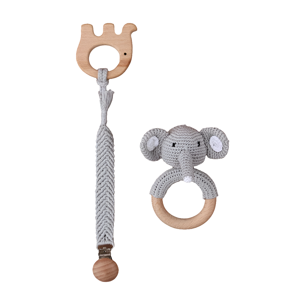 Kraamcadeau Set – Veilig en Natuurlijk Speelgoed voor Baby’s (0-2 jaar)