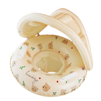 Opblaasbare baby zwemboot met en zonnescherm