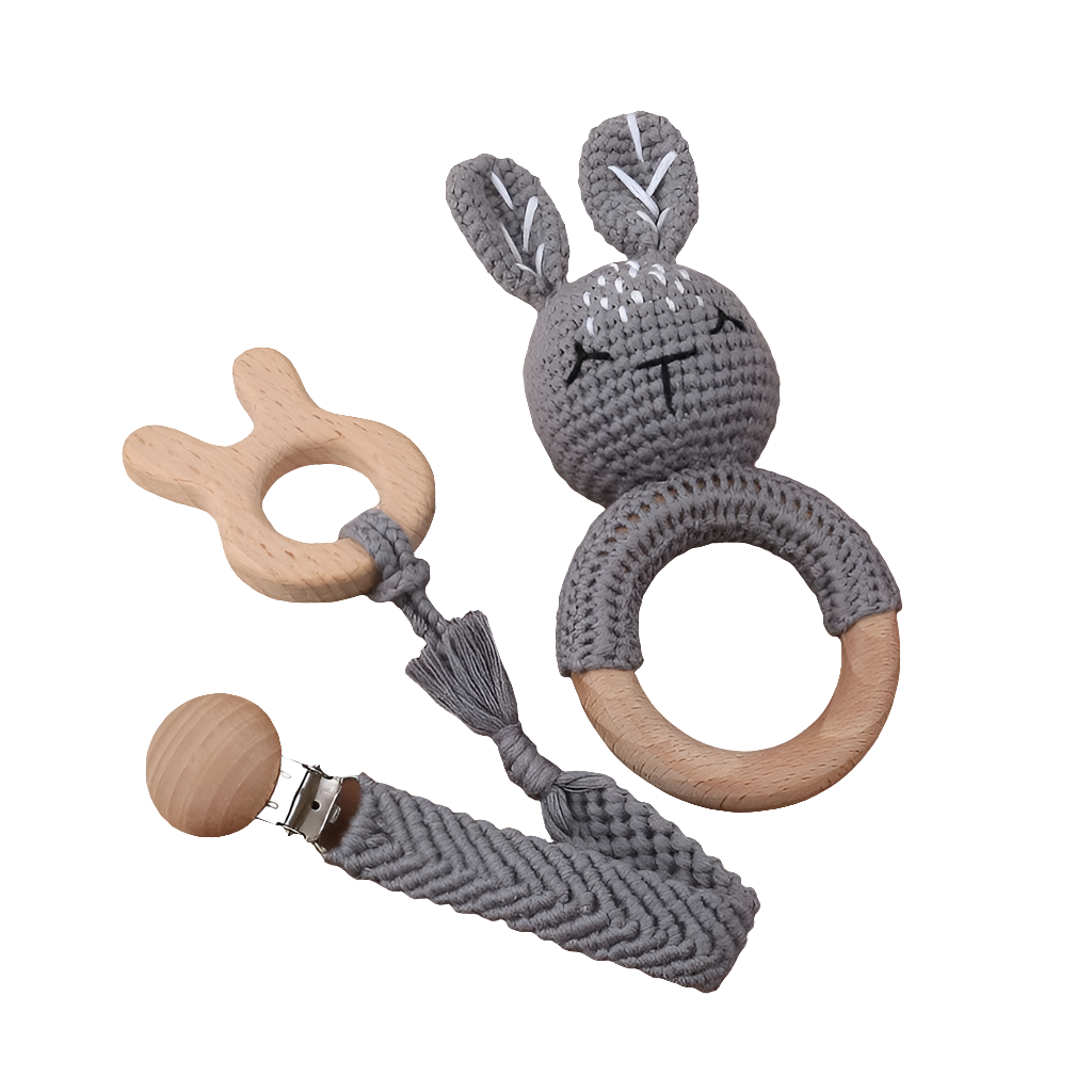 Kraamcadeau Set – Veilig en Natuurlijk Speelgoed voor Baby’s (0-2 jaar)