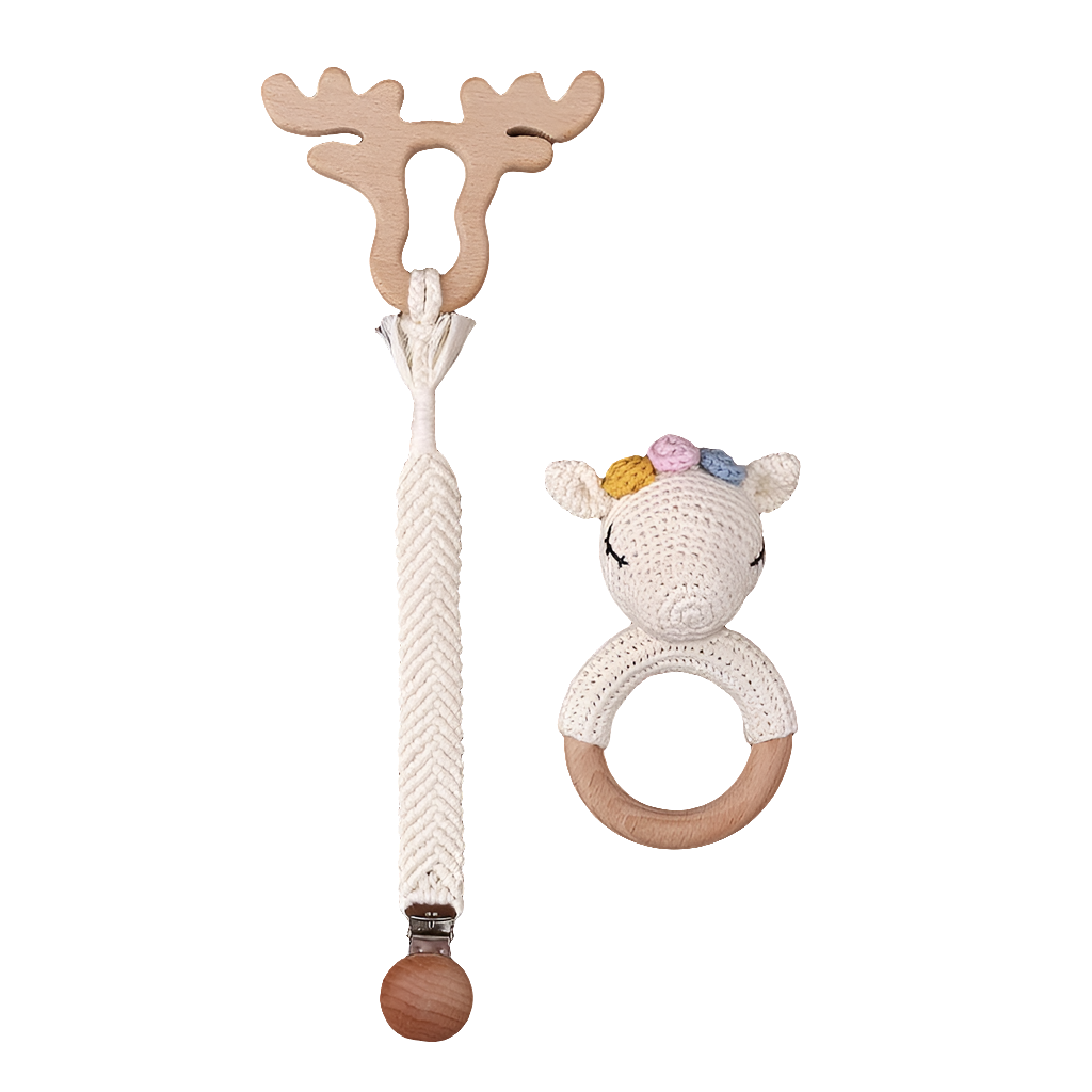 Kraamcadeau Set – Veilig en Natuurlijk Speelgoed voor Baby’s (0-2 jaar)