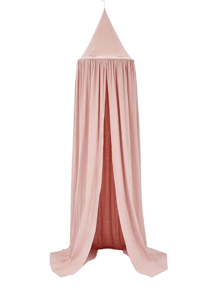 Baby klamboe en hemel voor ledikant – katoenen hangende klamboe tent voor kinderkamer decoratie