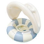 Opblaasbare baby zwemboot met en zonnescherm