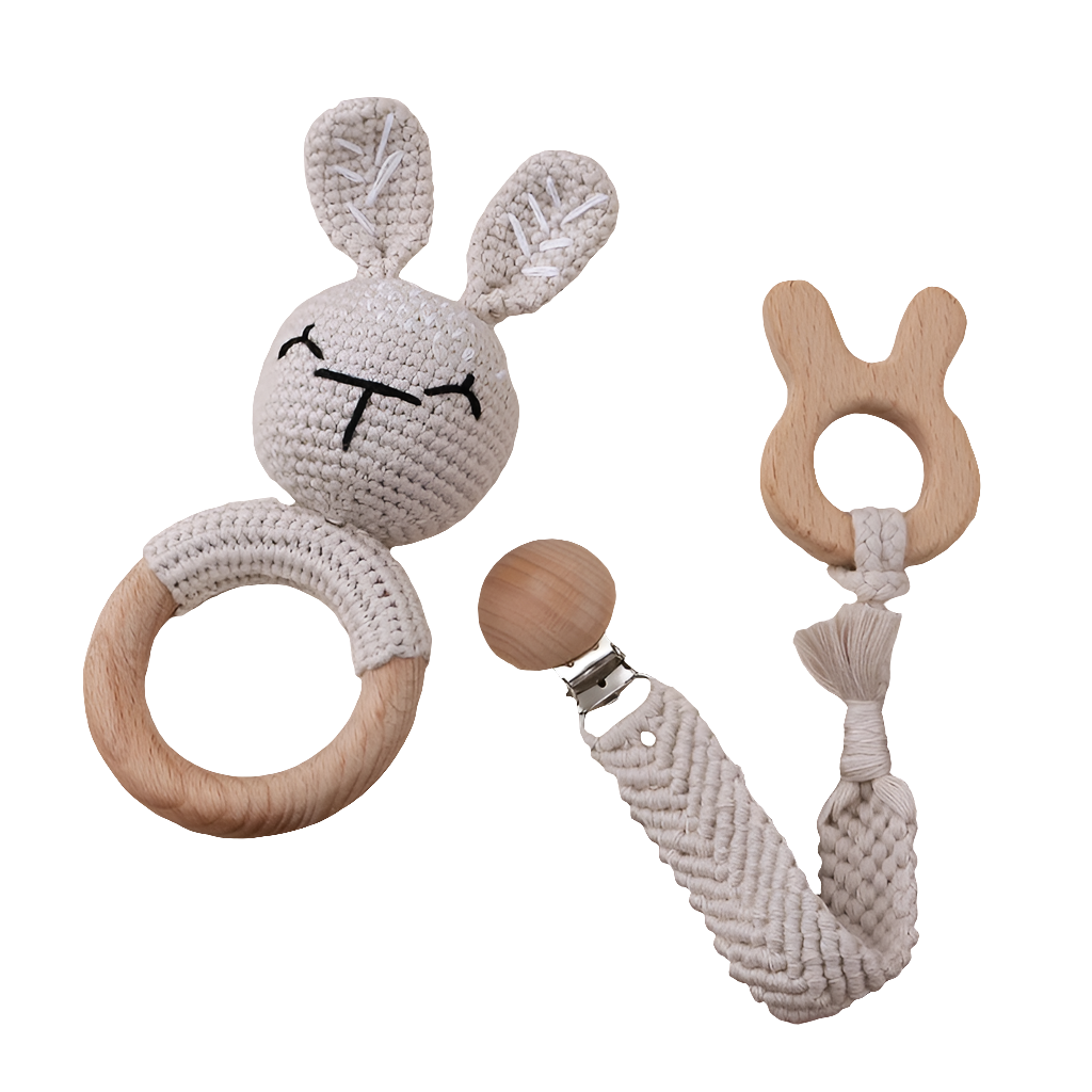 Kraamcadeau Set – Veilig en Natuurlijk Speelgoed voor Baby’s (0-2 jaar)