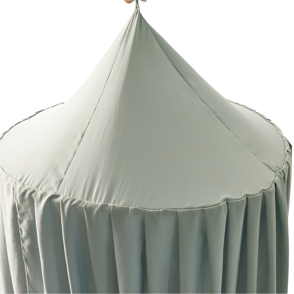 Baby klamboe en hemel voor ledikant – katoenen hangende klamboe tent voor kinderkamer decoratie