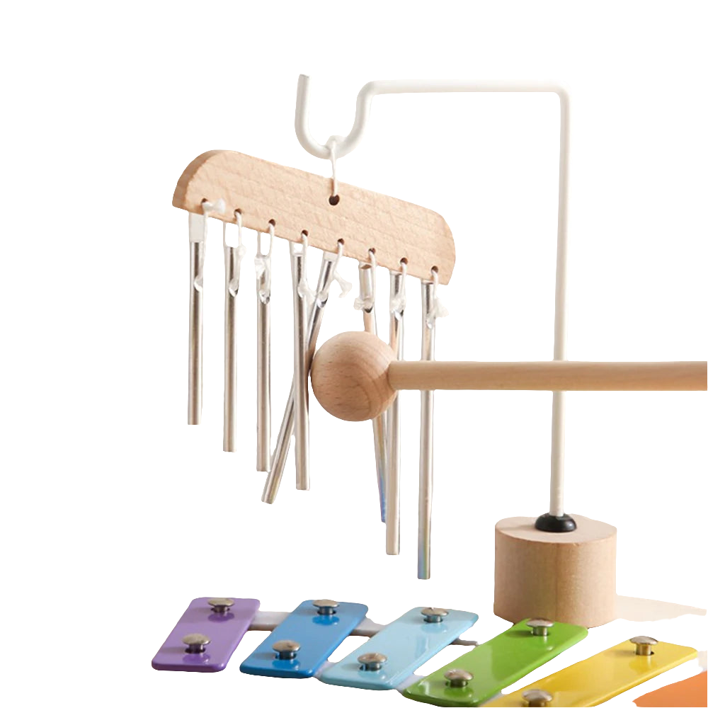 Houten muziekset voor baby's en peuters