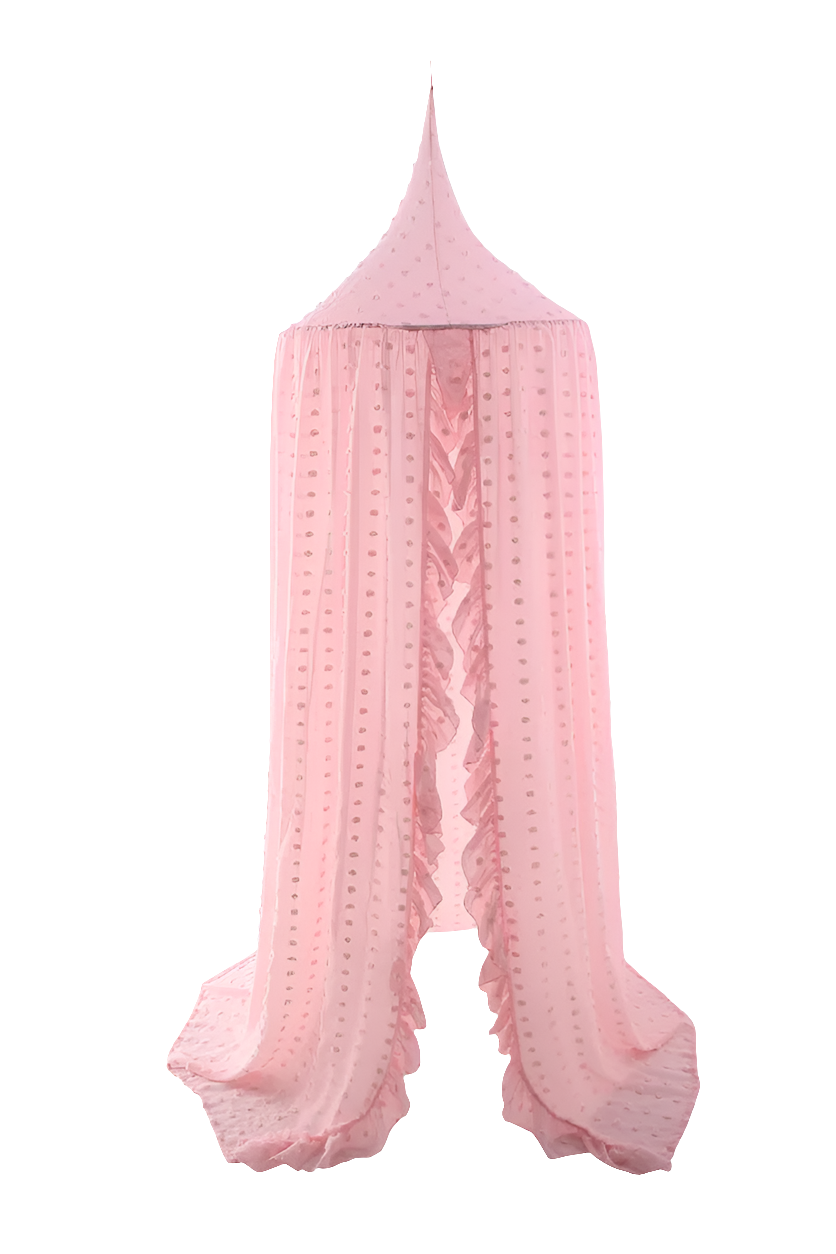 Luxe Decoratieve Hemel van Chiffon – Sprookjesachtige Beddecoratie voor Baby’s en Kinderen