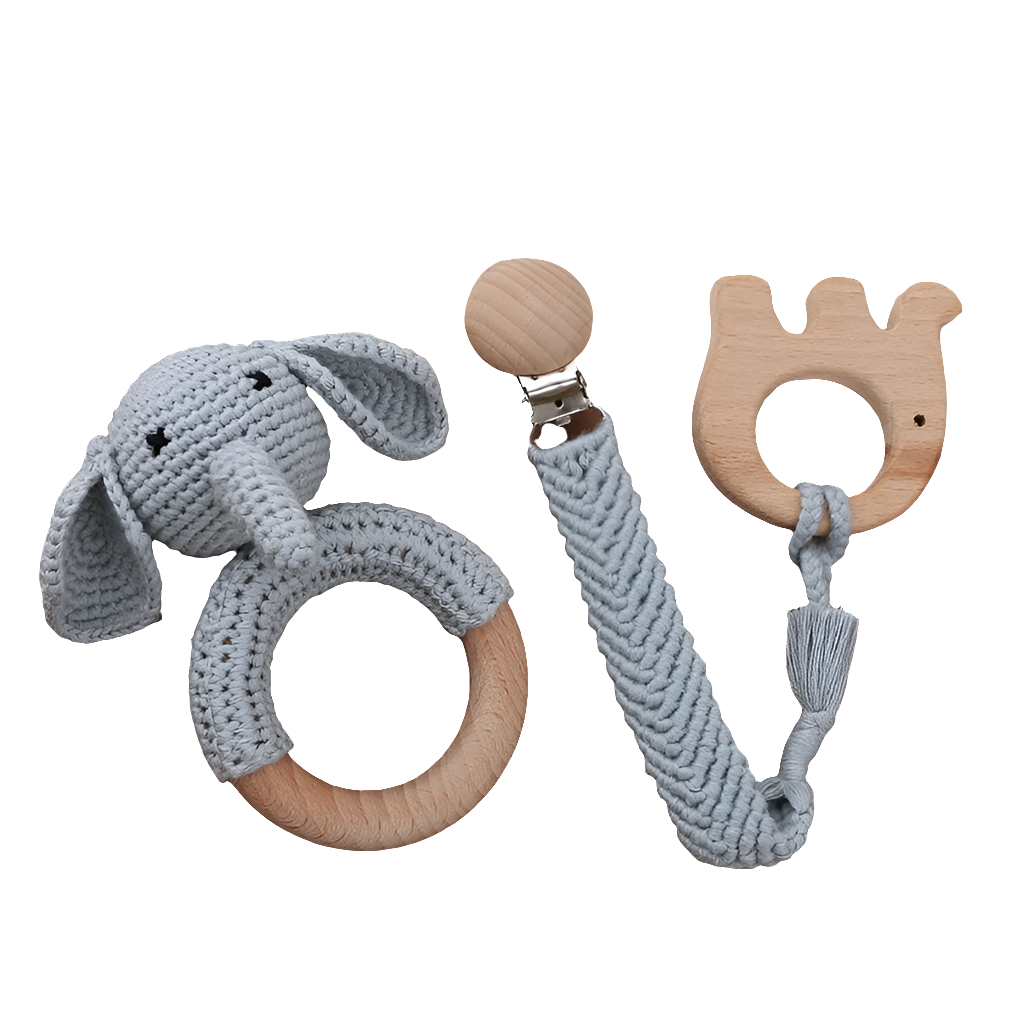 Kraamcadeau Set – Veilig en Natuurlijk Speelgoed voor Baby’s (0-2 jaar)