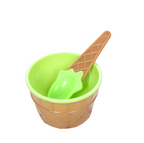 IJsco-set met Bakje en Lepel – Kleurrijk Speelgoedservies