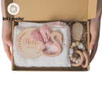 Kraamcadeau - Dierensets met bijtring in een mooie cadeauverpakking